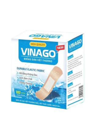 Băng Keo Cá Nhân Vinago 102 Miếng
